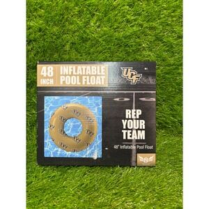 UCF Knights 48 Inch Inflatable Pool Float Gold Pegasus Sports NCAA Fan Gear NEW